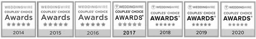 Wedding Wire Award 7th yr