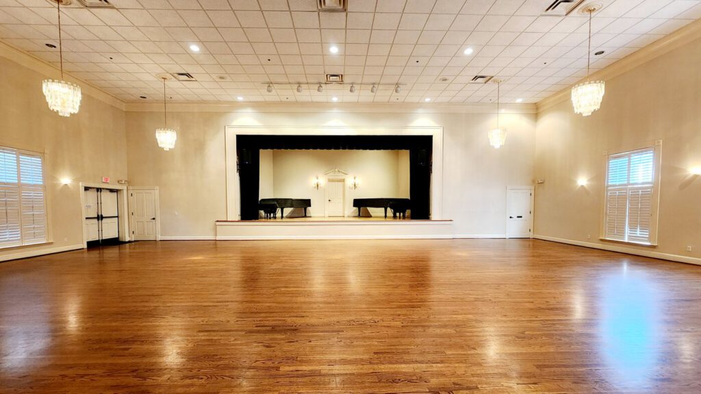 The Concert Hall at Friday Musicale as a flexible event space