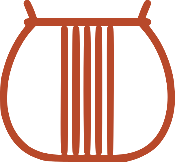 Friday Musicale lyre mark